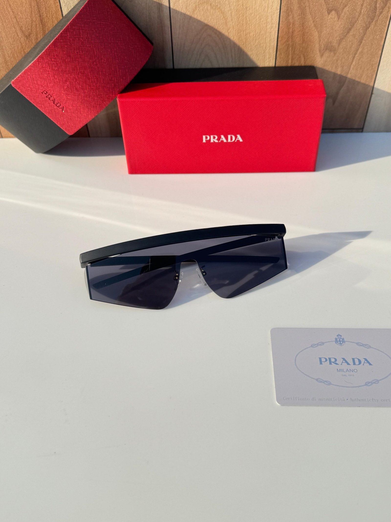 Prada 217 Black Sunglasses – Modern Designer Eyewear