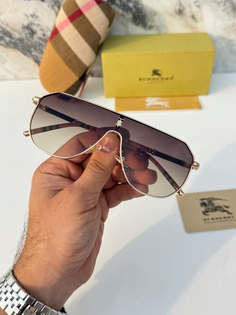 Burberry Brown Blue Sunglasses – Luxury Designer Eyewear