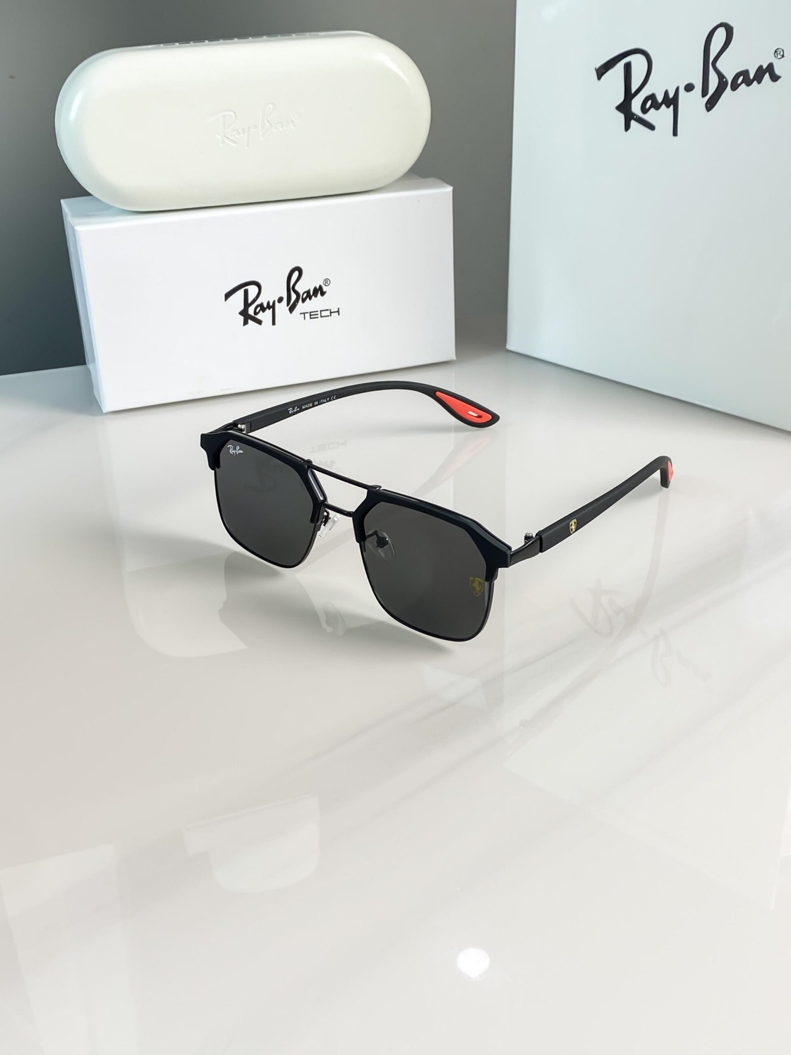 RAYBAN #04 FULL BLACK BRANDED PREMIUM SUNGLASS